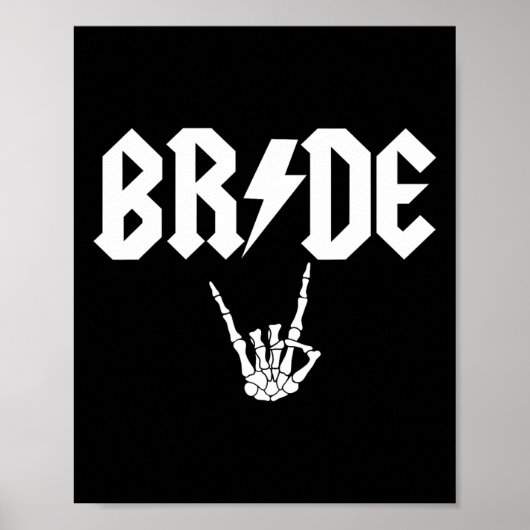 Rock'n'Roll Gothic Halloween Junggeselinnen-Abschi Poster (Vorne)