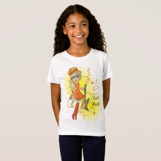 Rock'n'Roll Groovy Angesagt Chick T-Shirt (Vorne ganz)