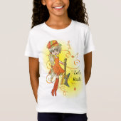 Rock'n'Roll Groovy Angesagt Chick T-Shirt (Vorderseite)