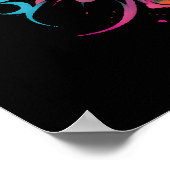 Rock'n'Roll Guitar Flügel Poster (Ecke)