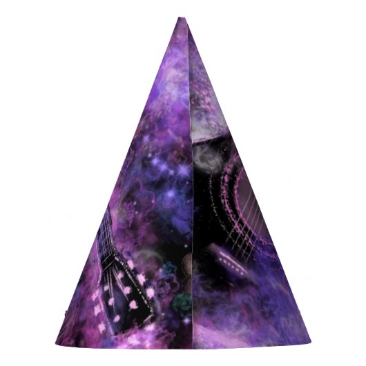 Rock'n'Roll Guitar Party Hat Rock Music Partyhütchen (Rückseite)