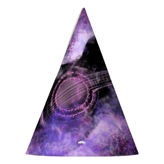 Rock'n'Roll Guitar Party Hat Rock Music Partyhütchen (Links)