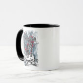 Rock'n'Roll Guitar Skulls Tasse (Vorderseite Links)