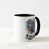 Rock'n'Roll Guitar Skulls Tasse (VorderseiteRechts)