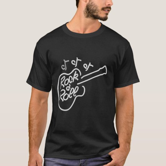 Rock'n'Roll Guitar T-Shirt (Vorderseite)