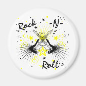 Rock'n'Roll Guitars Magnet (Vorne)
