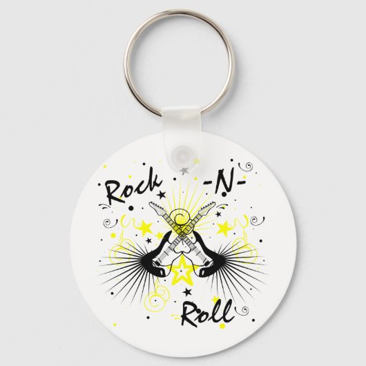 Rock'n'Roll Guitars Schlüsselanhänger (Vorderseite)