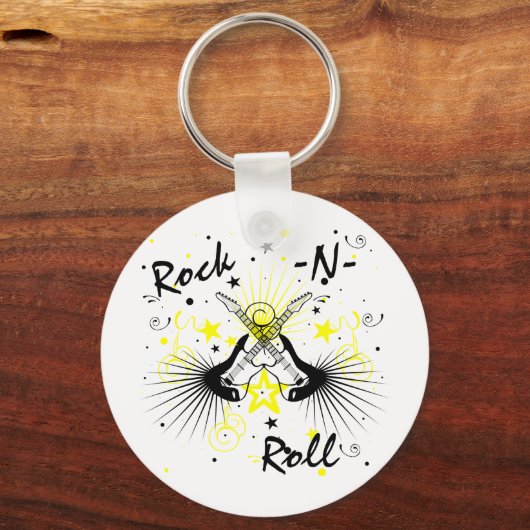 Rock'n'Roll Guitars Schlüsselanhänger (Vorderseite)