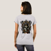 Rock'n'Roll Guitars Skull Heavy Metal T- T-Shirt (Schwarz voll)