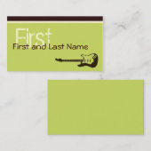 Rock'n'Roll-Kindernennende Karte (Vorne/Hinten)