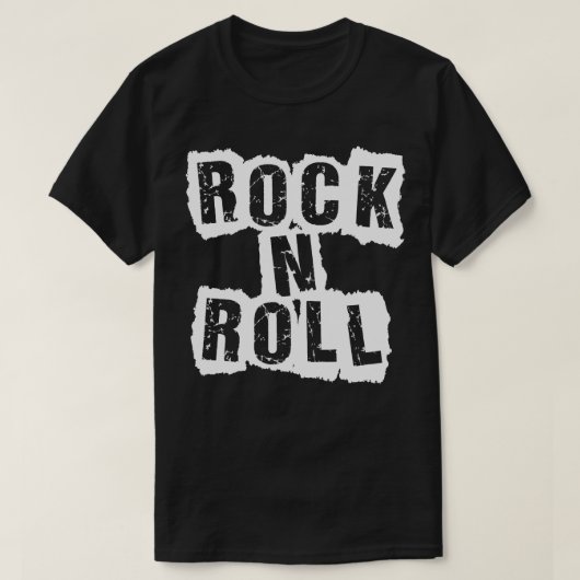 Rock'n'Roll kühnes Design T-Shirt (Design vorne)