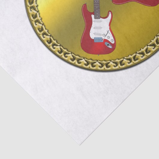 Rock'n'Roll mit elektrischen Gitarren Seidenpapier (Ausschnitt)