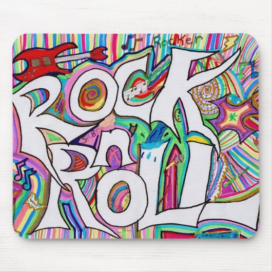 Rock'n'Roll mousepad (Vorne)