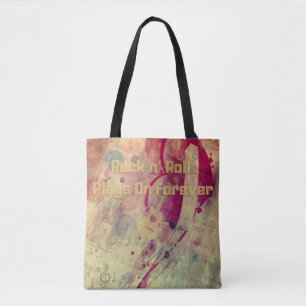 Rock'n'Roll Music Forever Love Classic Legend Vibe Tasche