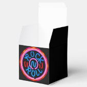 Rock'n'Roll Music Neon Sign Look - Geschenk-/Bevor Geschenkschachtel (Geöffnet)