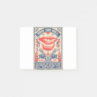 Rock'n'Roll Post-it Klebezettel