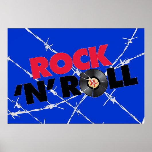 Rock'n'Roll Poster (Vorne)