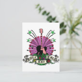 Rock'n'Roll Postkarte (Stehend Vorderseite)
