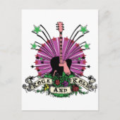 Rock'n'Roll Postkarte (Vorderseite)