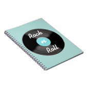 Rock'n'Roll-Record Notizblock (Rechte Seite)