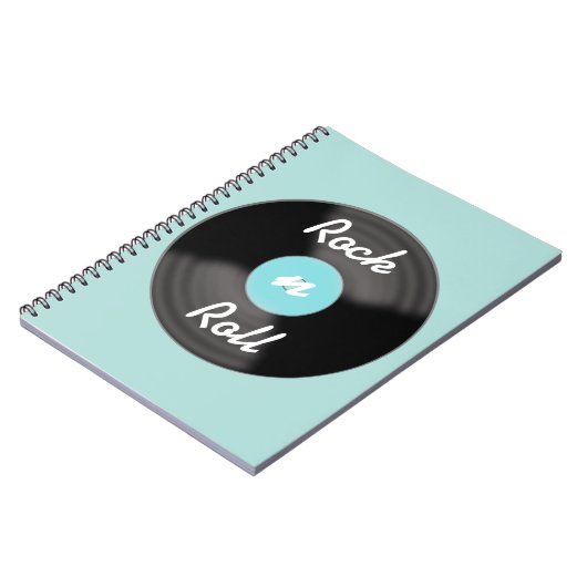 Rock'n'Roll-Record Notizblock (Linke Seite)