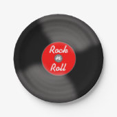Rock'n'Roll Record Paper-Teller Pappteller (Vorderseite)