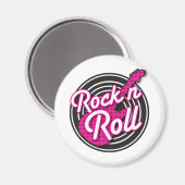 Rock'n'Roll Rockabilly Record Design Magnet (Vorderseite/Rückseite)