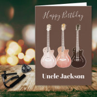 Rock'n'Roll Rustic Guitars Rockstar Uncle