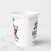 Rock'n'Roll Santa Rockin's Geburtstagsweihnachtsfe Pappbecher (Links)