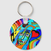 Rock'n'Roll Schlüsselanhänger (Vorderseite)