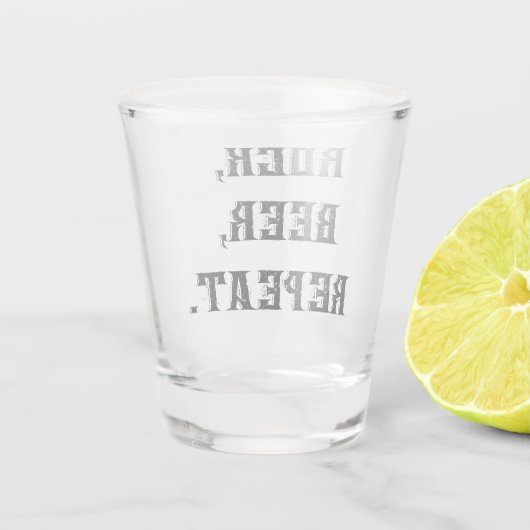 Rock'n'Roll Schnapsglas (Rückseite)