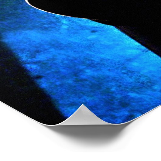 ROCK'N'ROLL SILHOUETTE POSTER #2. Rock on! (Ecke)