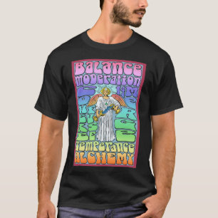 Rock'n'Roll-Tarot-Deck-Plakat für die Temperierkar T-Shirt