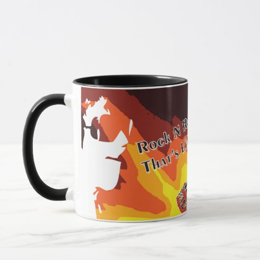 Rock'n'Roll Tasse (Links)