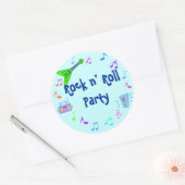 Rock'n'Roll Theme Stickers (Umschlag)