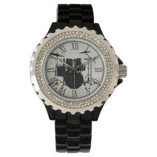 Rock'n'Roll-Trommeln Armbanduhr