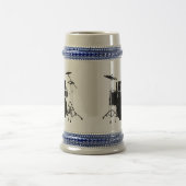 ROCK'N'ROLL-TROMMELN BIERGLAS (Mittel)