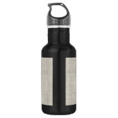 Rock'n'Roll-Trommeln Edelstahlflasche (Rückseite)