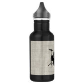 Rock'n'Roll-Trommeln Edelstahlflasche (Links)