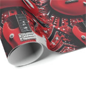 Rock'n'Roll Wrapping Paper Geschenkpapier (Rolleneckpunkt)