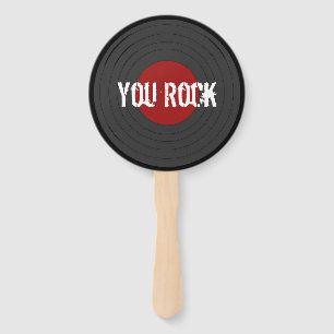 Rock'n'Roll YOU ROCK Round Fächer