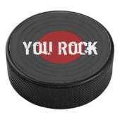 Rock'n'Roll YOU ROCK Vinyl Record Eishockey Puck (3/4)