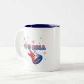 Rock'n'Roll Zweifarbige Tasse (Vorderseite Links)