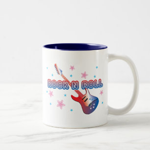 Rock'n'Roll Zweifarbige Tasse