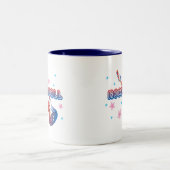 Rock'n'Roll Zweifarbige Tasse (Mittel)