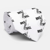 Rock'n'Rollgitarre Krawatte (Gerollt)