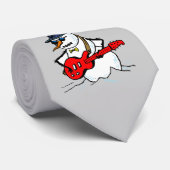 Rock'n'RollSnowman Krawatte (Gerollt)