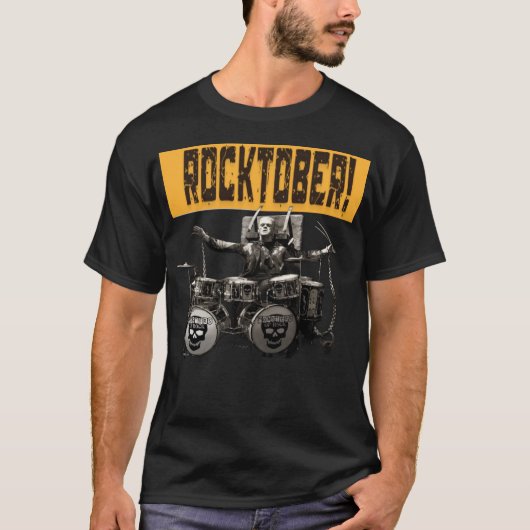 RockOctober Banner T-Shirt (Vorderseite)
