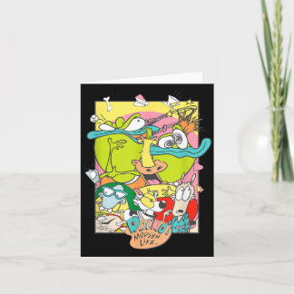 Rockos Modern Life Hilarische Truppe Retro Karte