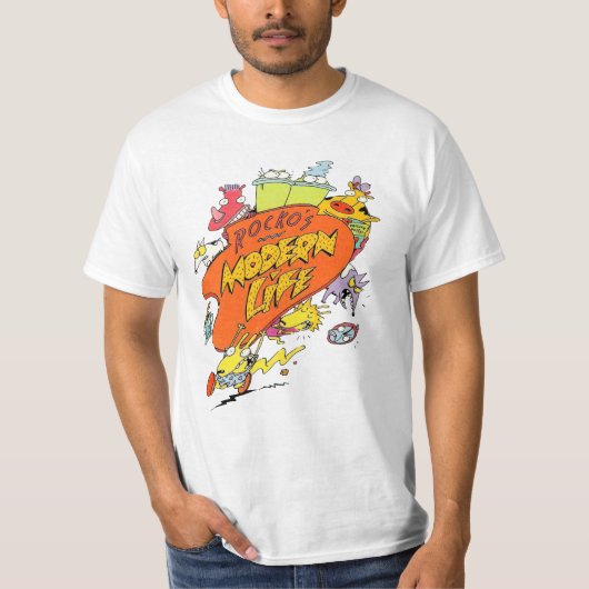 Rocko's Modern Life witzig T-Shirt (Vorderseite)